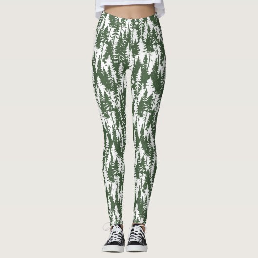 Waldmuster Leggings (Vorderseite)