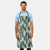 Waldmuster Schürze (Getragen)