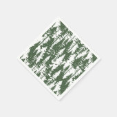 Waldmuster Serviette (Ecke)