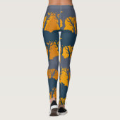Waldmuster-Silhouette Leggings (Rückseite)