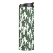 Waldmuster Thermosbecher (Nach links gedreht)