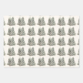 Waldneutraler Winter Geschenkpapier Set (Vorderseite 3)