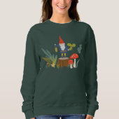 Waldnome und Pilze Sweatshirt (Vorderseite)