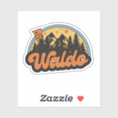 Waldo, Arkansas Sticker (Blatt)