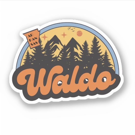 Waldo, Arkansas Sticker (Vorderseite)