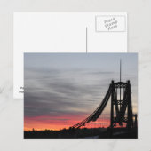 Waldo-Hancock Bridge Postkarte (Vorne/Hinten)