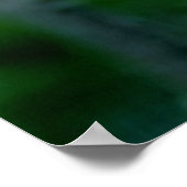 Waldohreule (Asio otus) sitzt auf Ast, Poster (Ecke)