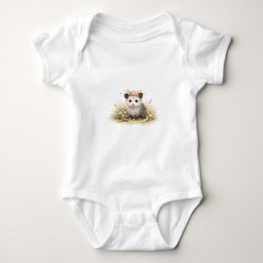 Waldopossum Baby Strampler (Vorderseite)