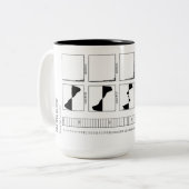 Waldorf Mikrowellen-synthesizer-Tasse Zweifarbige Tasse (Vorderseite Links)