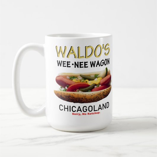 Waldo's Wee Nee Wagon, Chicagoland Kaffeetasse (Links)