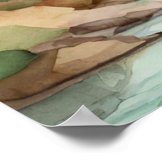 Waldparadies Poster (Ecke)