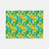 Waldpatchwork Fleecedecke (Vorderseite (Horizontal))