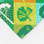 Waldpatchwork Fleecedecke (Ecke)