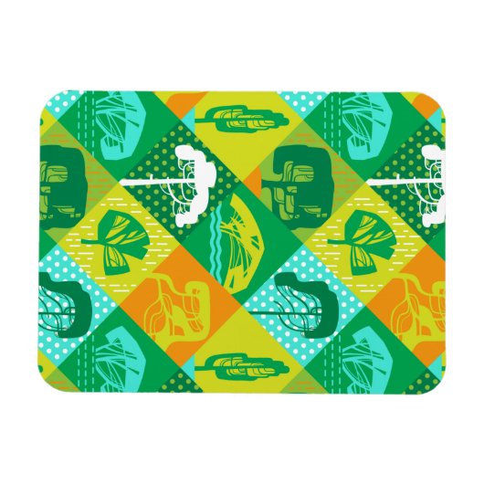 Waldpatchwork Magnet (Horizontal)