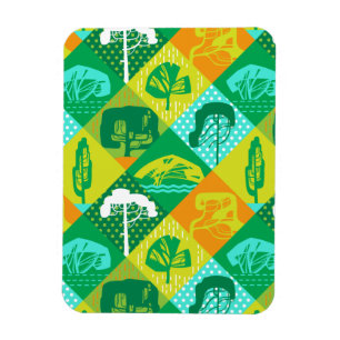 Waldpatchwork Magnet