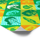 Waldpatchwork Poster (Ecke)