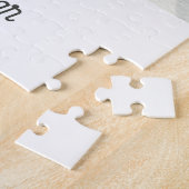 Waldpfad Personalisierte Farbe des Wassers Weihnac Puzzle (Seite)