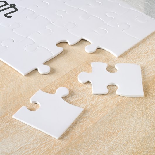 Waldpfad Personalisierte Farbe des Wassers Weihnac Puzzle (Seite)