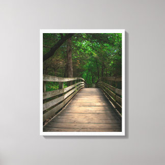 Waldpfad Serenity Leinwanddruck