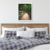 Waldpfad Serenity Leinwanddruck (Insitu (Schlafzimmer))