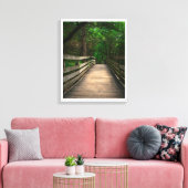 Waldpfad Serenity Leinwanddruck (Insitu (Wohnzimmer))