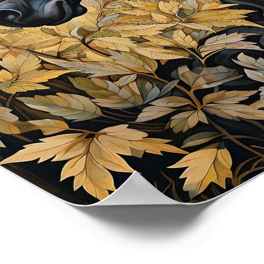 Waldpferd Poster (Ecke)