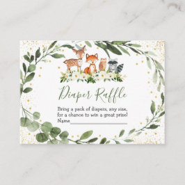 Waldpflanzenkarte für Tiere Begleitkarte