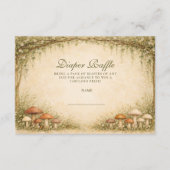 Waldpilz-Bogen-Windel-Raffle Begleitkarte (Vorderseite)