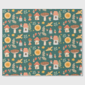 Waldpilz Geschenkpapier (Flach)