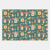 Waldpilz Geschenkpapier Set (Vorderseite 3)