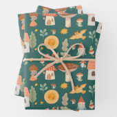 Waldpilz Geschenkpapier Set (Beispiel)