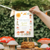 Waldpilz Kinderdusche Einladung