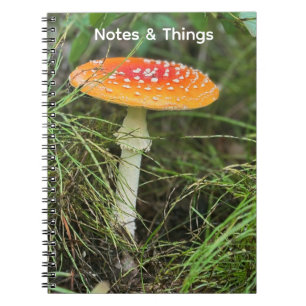 Waldpilz Notizbuch Notizblock