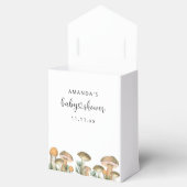Waldpilze Babydusche Geschenkschachtel (Geöffnet)