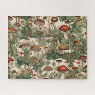 Waldpilze Cottagecore Puzzle