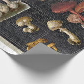 Waldpilze Hütte Ephemera Geschenkpapier (Ecke)