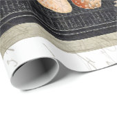 Waldpilze Hütte Ephemera Geschenkpapier (Rolleneckpunkt)