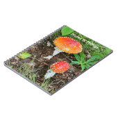 Waldpilze Notizbuch Notizblock (Linke Seite)