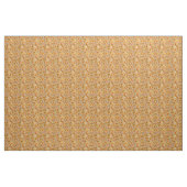 Waldpilze und Herbstflora auf Ocker Stoff (Yard (91,4 cm))