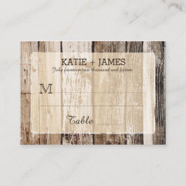 Waldplanks Rustikales Land Hochzeiten Platzkarten