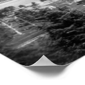 Waldport, Oregon Town View mit Blick nach Norden Poster (Ecke)