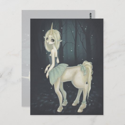 Waldpost-Karte Postkarte (Vorne/Hinten)