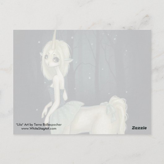 Waldpost-Karte Postkarte (Rückseite)