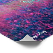 Waldposter - groß (33" x 22") poster (Ecke)