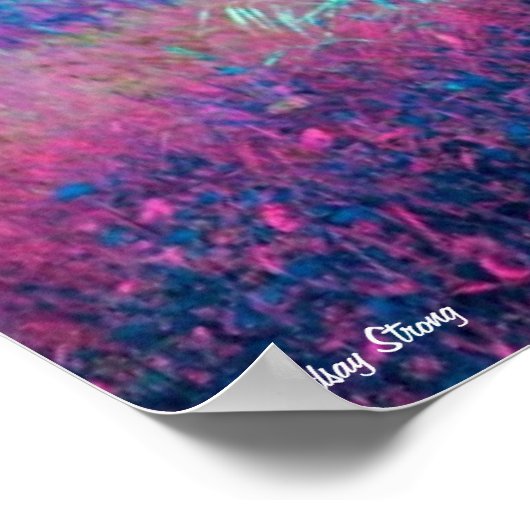 Waldposter - groß (33" x 22") poster (Ecke)