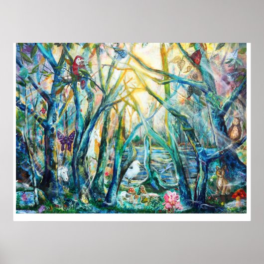 Waldposter Poster (Vorne)