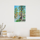 Waldposter von Dreamland Poster (Küche)