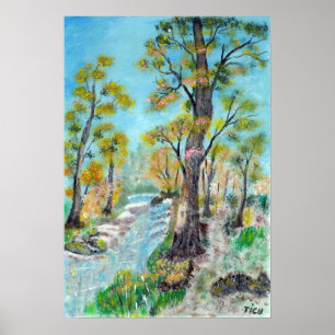 Waldposter von Dreamland Poster