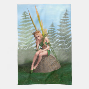 Waldprinzessin, Fairy Butterfly Küchentuch