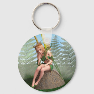 Waldprinzessin, Fairy Butterfly Schlüsselanhänger